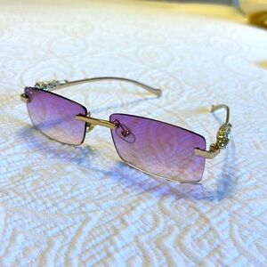 Unisex rimless sunglasses
